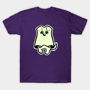 Little Ghost Dog (Won't say Boo) T-Shirt